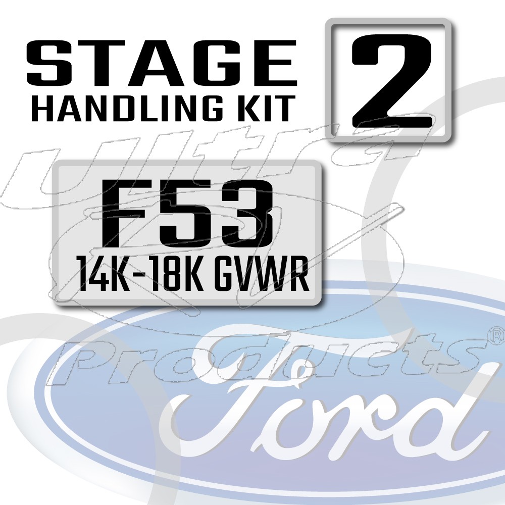 Stage 2  -  1997-2005 Ford F53 Class-A 14K-18K GVWR Handling Kit